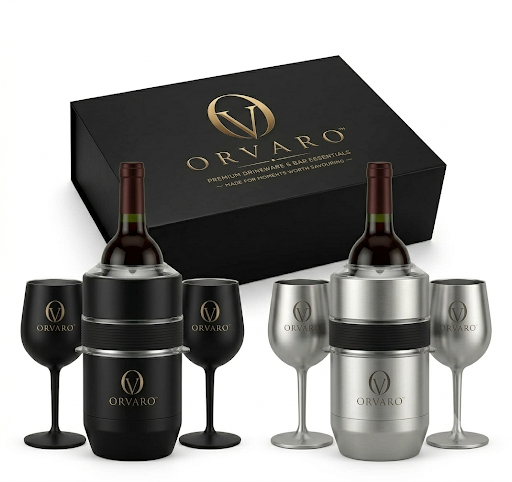 Insulated Wine Chiller Gift Set